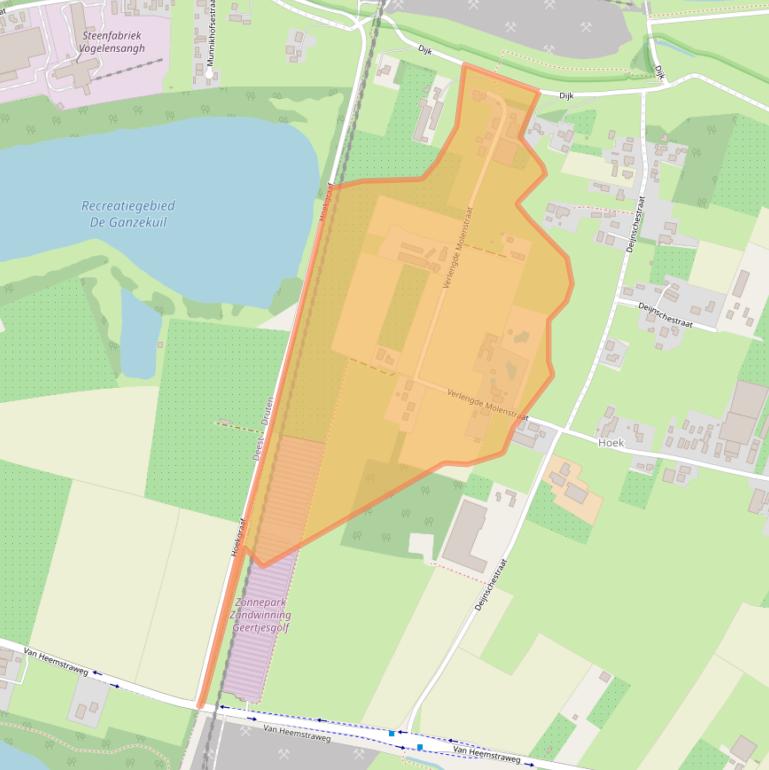 Kaart van postcodegebied 6645KD.