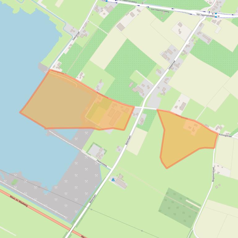 Kaart van postcodegebied 6645KN.