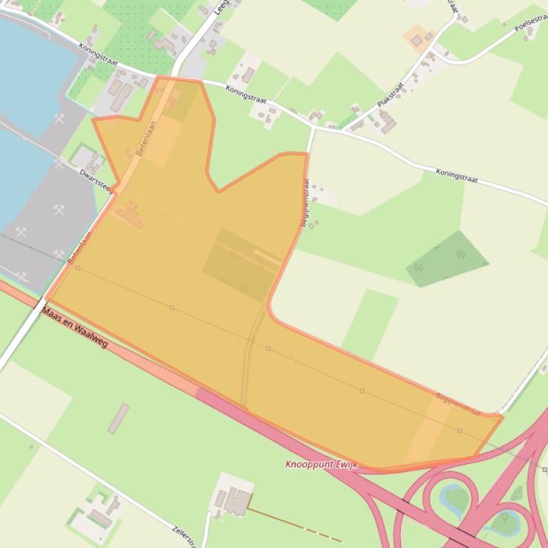 Kaart van postcodegebied 6645KR.