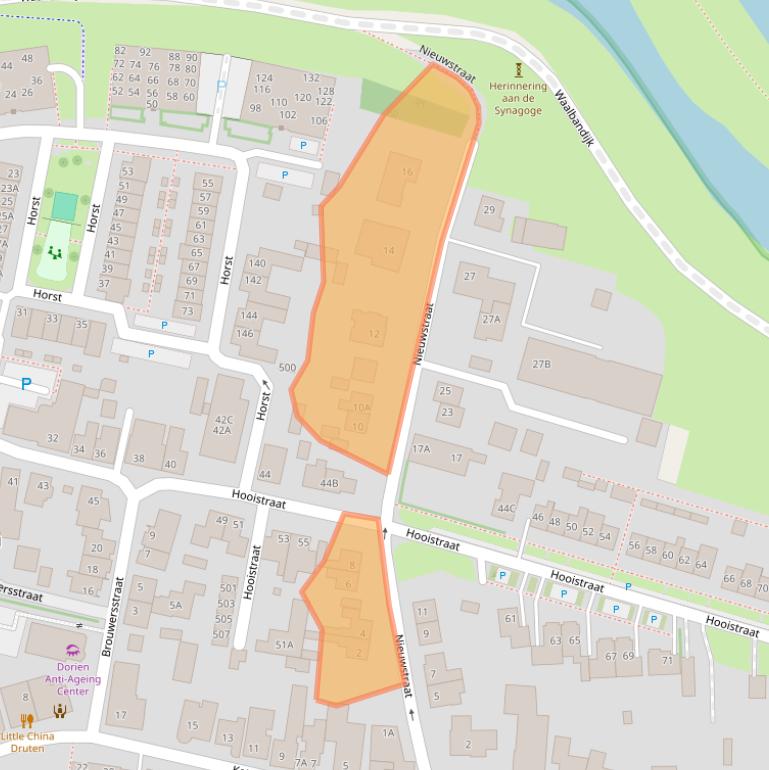 Kaart van postcodegebied 6651AB.