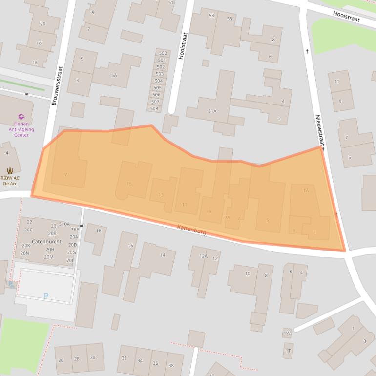 Kaart van postcodegebied 6651AK.