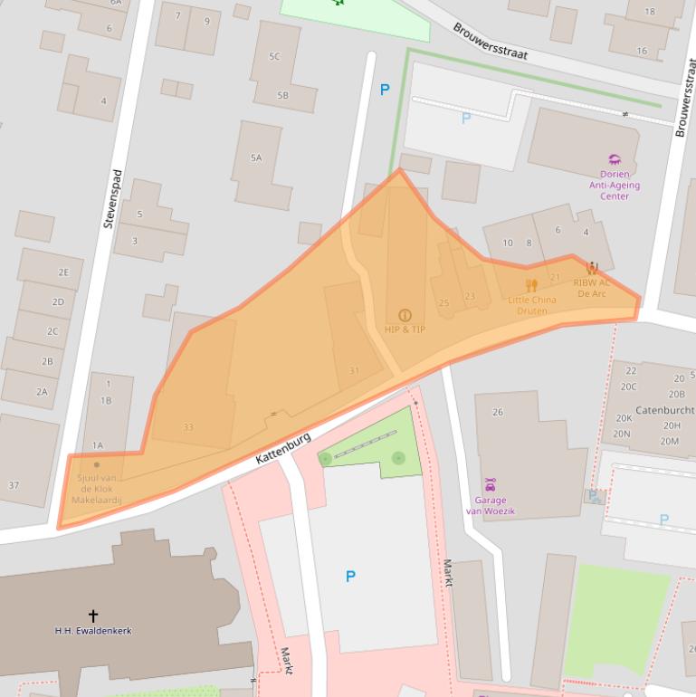 Kaart van postcodegebied 6651AL.