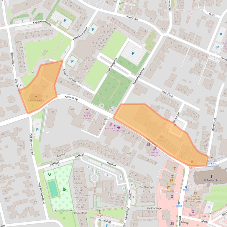 Kaart van postcodegebied 6651AM.