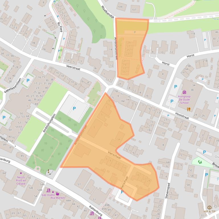 Kaart van postcodegebied 6651AS.