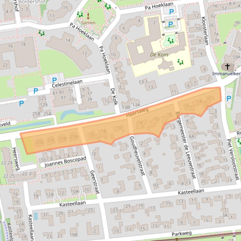 Kaart van postcodegebied 6651BR.
