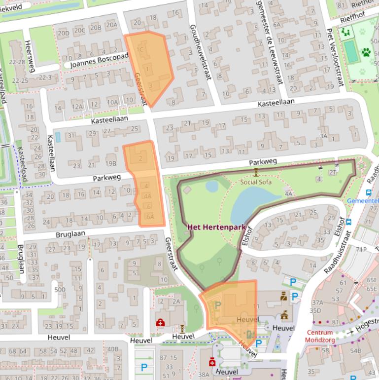 Kaart van postcodegebied 6651CA.