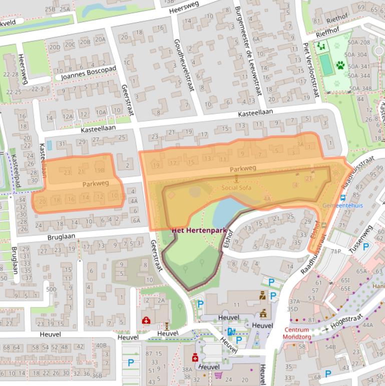 Kaart van postcodegebied 6651CE.