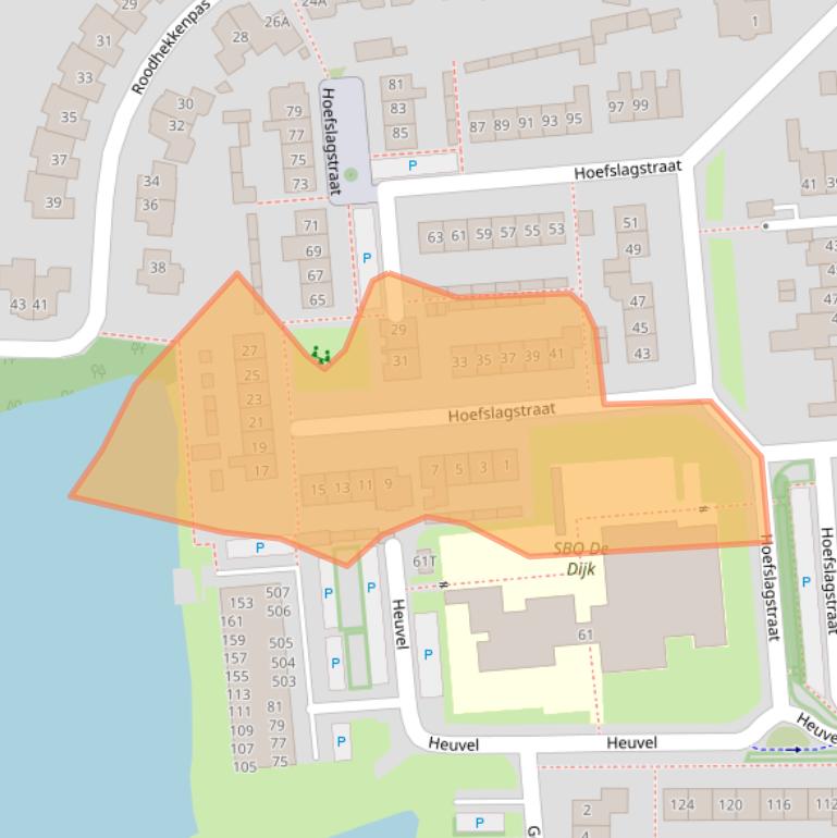 Kaart van postcodegebied 6651CP.