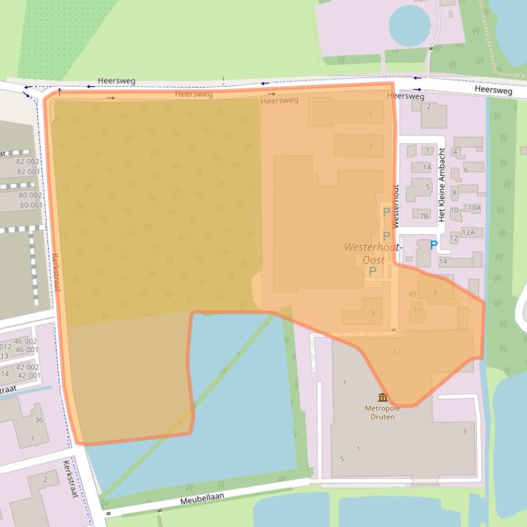 Kaart van postcodegebied 6651CW.