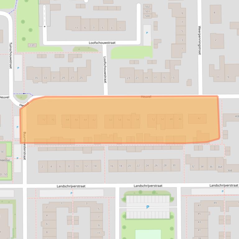 Kaart van postcodegebied 6651DG.