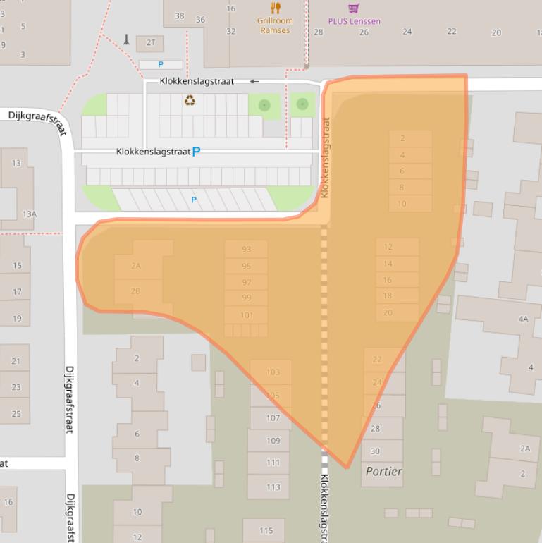 Kaart van postcodegebied 6651DK.