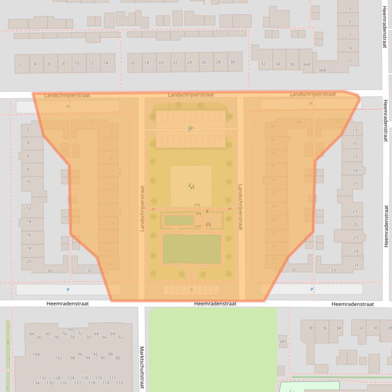 Kaart van postcodegebied 6651DR.