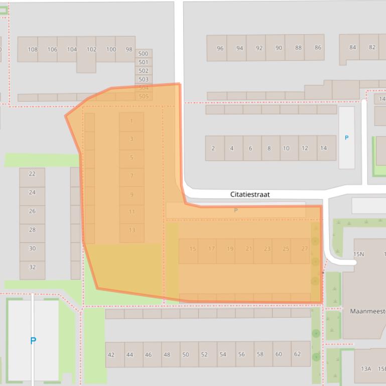Kaart van postcodegebied 6651EA.