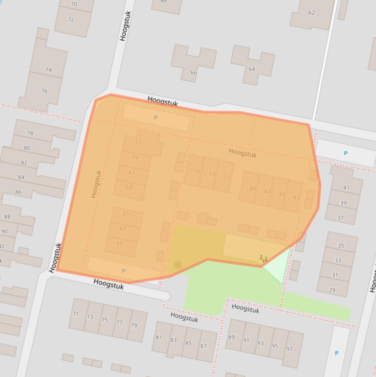 Kaart van postcodegebied 6651EL.