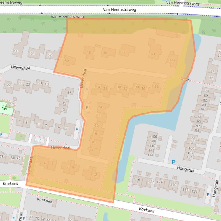 Kaart van postcodegebied 6651EW.