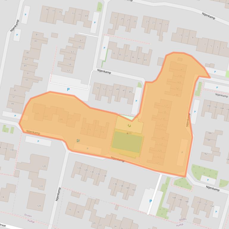 Kaart van postcodegebied 6651HJ.