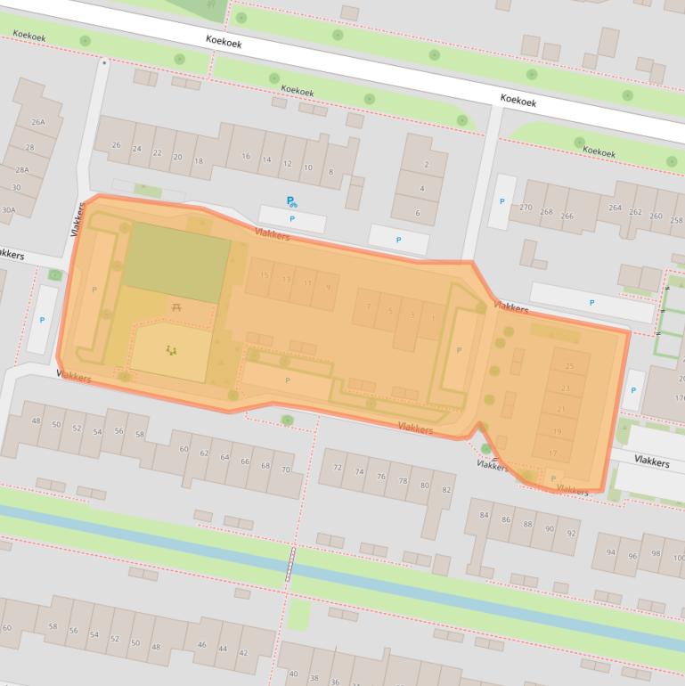 Kaart van postcodegebied 6651HK.