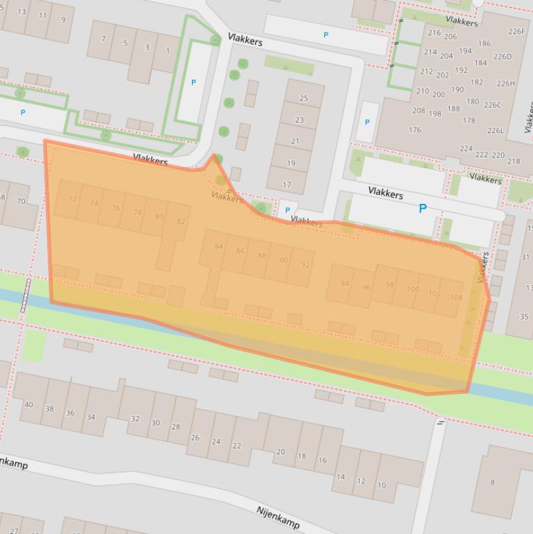 Kaart van postcodegebied 6651HP.