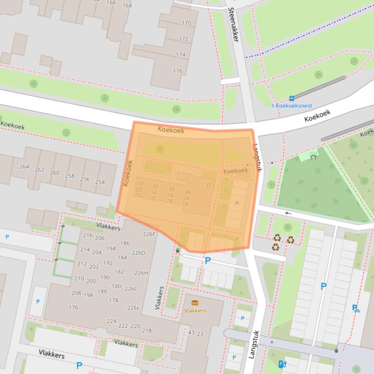 Kaart van postcodegebied 6651HT.