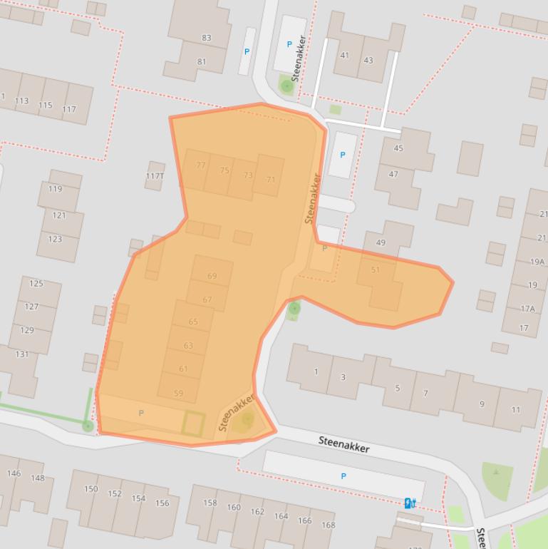 Kaart van postcodegebied 6651JB.