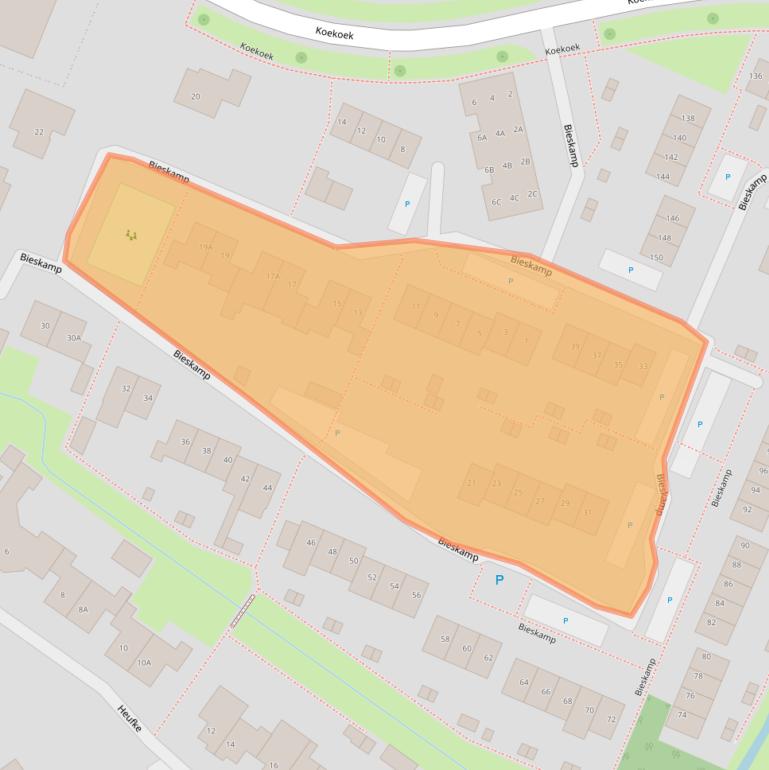 Kaart van postcodegebied 6651JK.