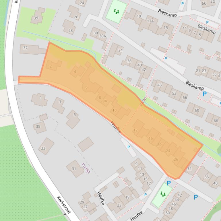Kaart van postcodegebied 6651JR.