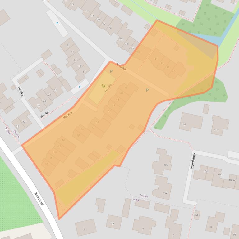 Kaart van postcodegebied 6651JS.