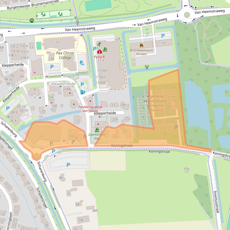 Kaart van postcodegebied 6651KK.