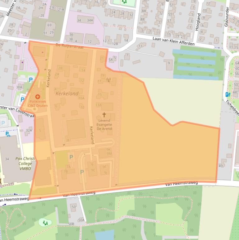 Kaart van postcodegebied 6651KN.