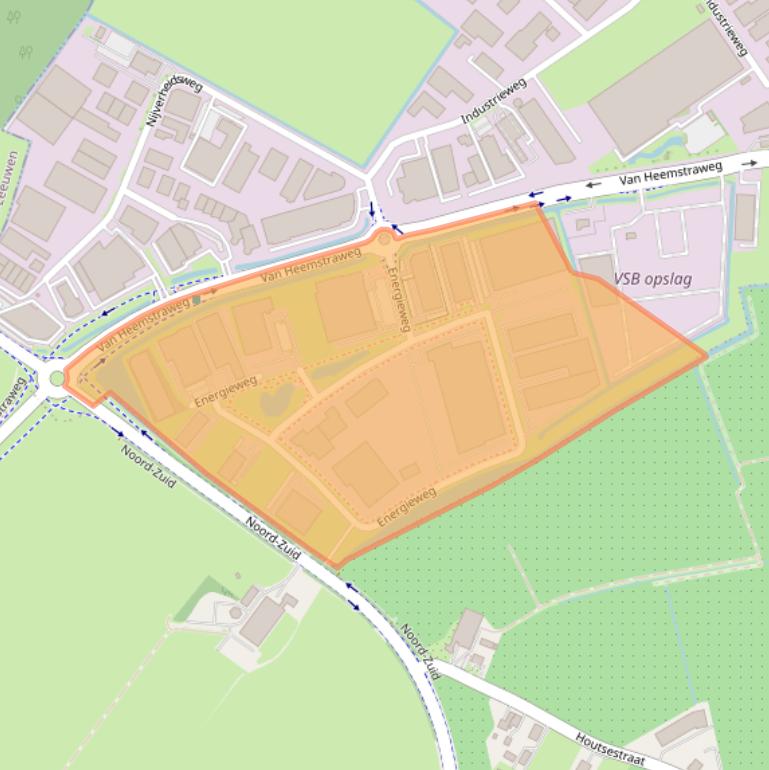 Kaart van postcodegebied 6651KT.