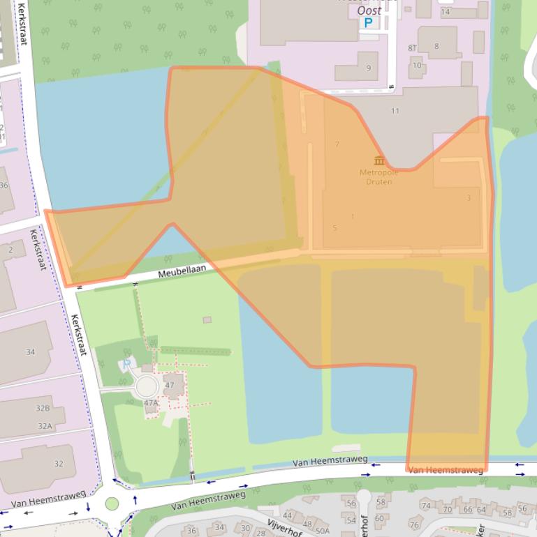 Kaart van postcodegebied 6651KV.