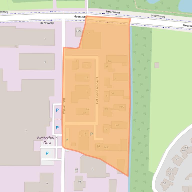 Kaart van postcodegebied 6651KW.