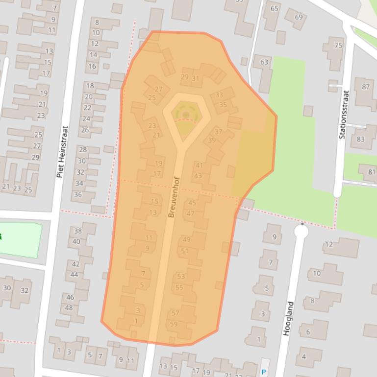 Kaart van postcodegebied 6651SC.