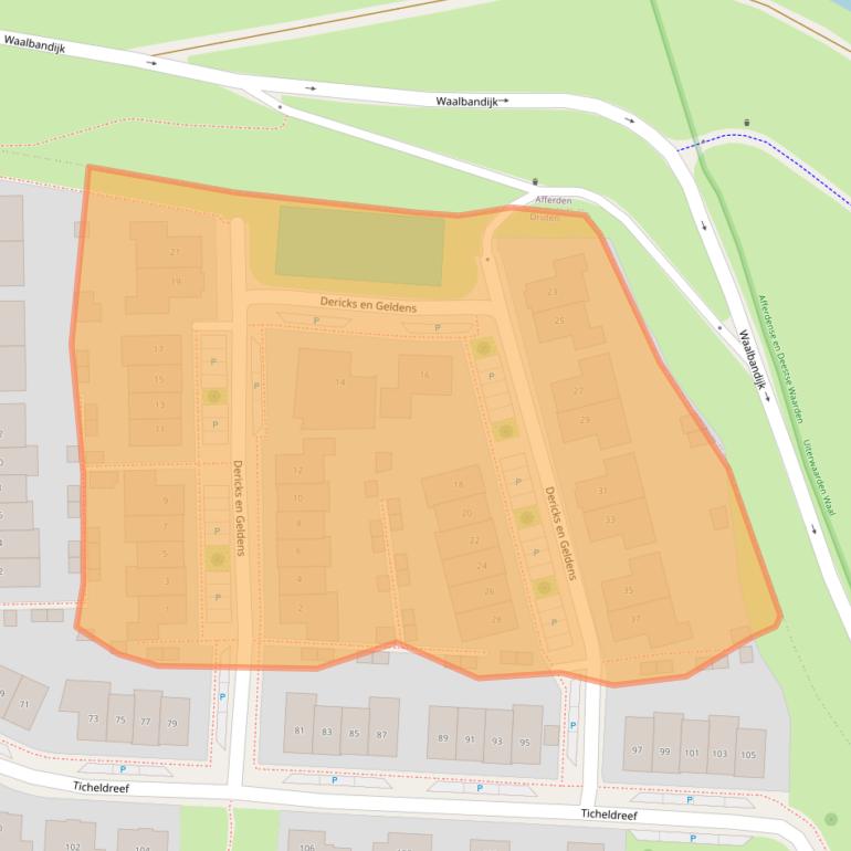 Kaart van postcodegebied 6651SM.