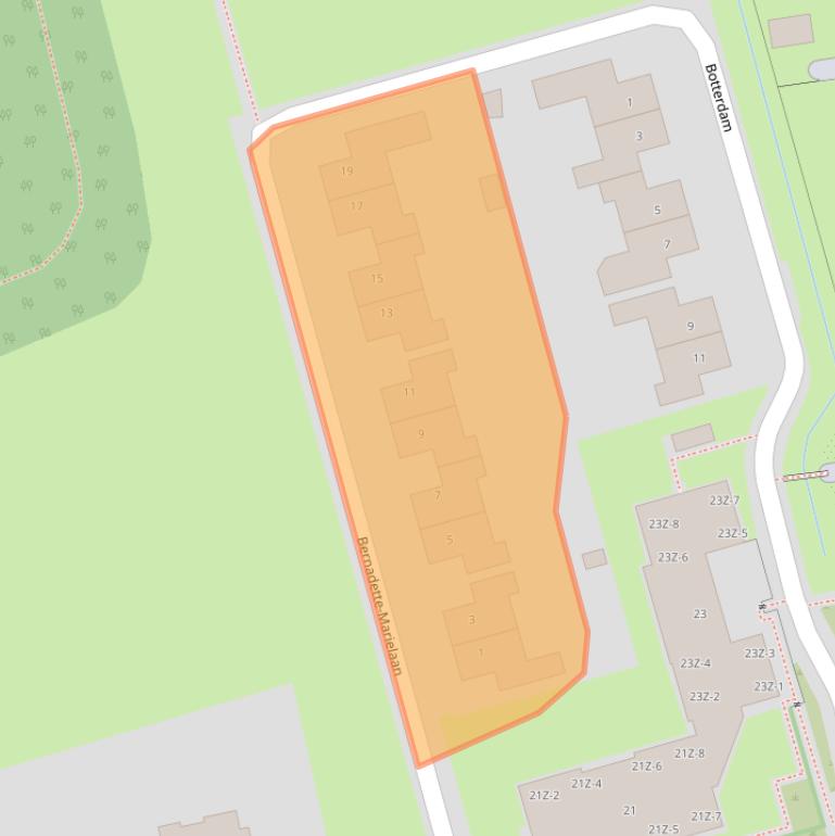 Kaart van postcodegebied 6651TA.