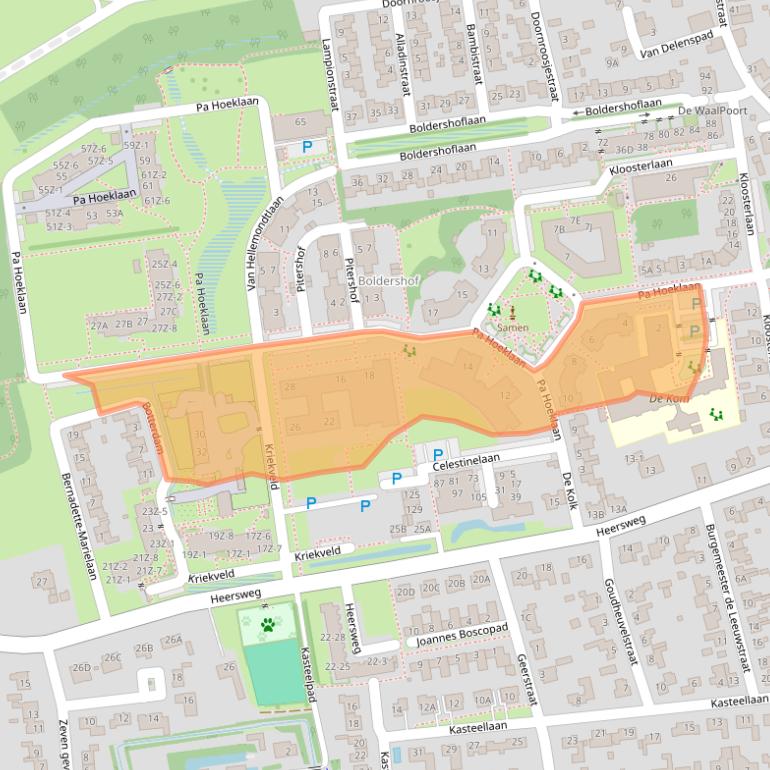 Kaart van postcodegebied 6651TG.
