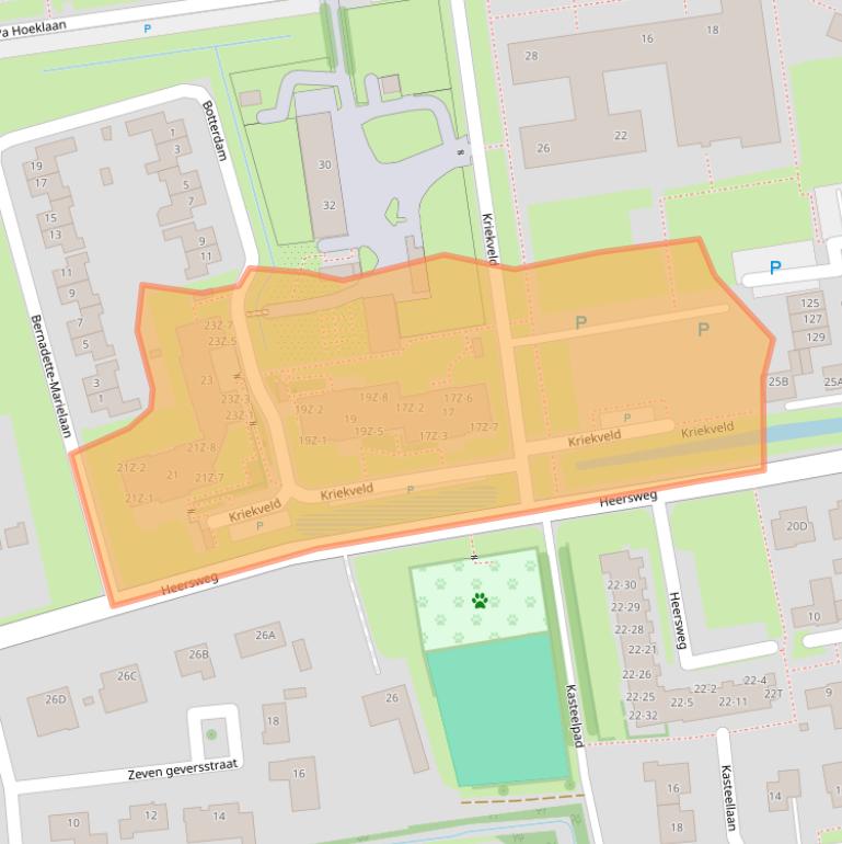 Kaart van postcodegebied 6651TM.