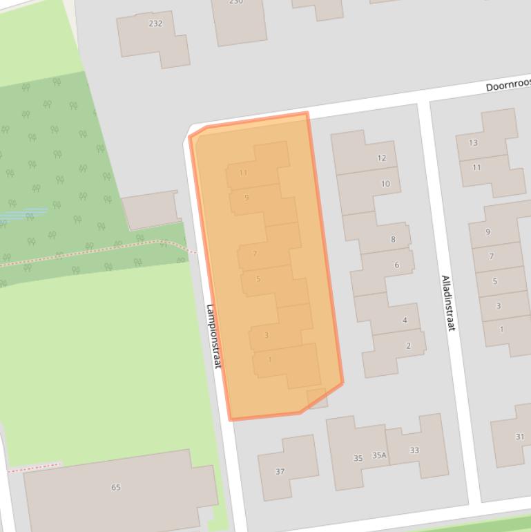 Kaart van postcodegebied 6651TV.