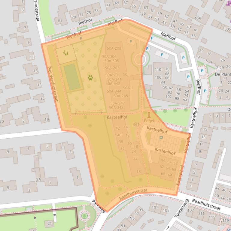 Kaart van postcodegebied 6651VB.