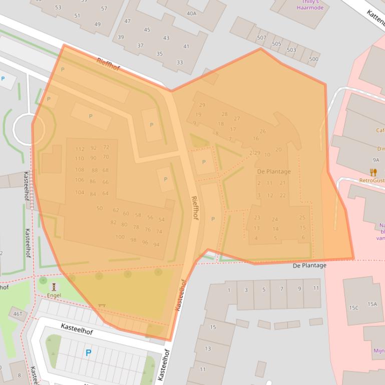 Kaart van postcodegebied 6651VC.