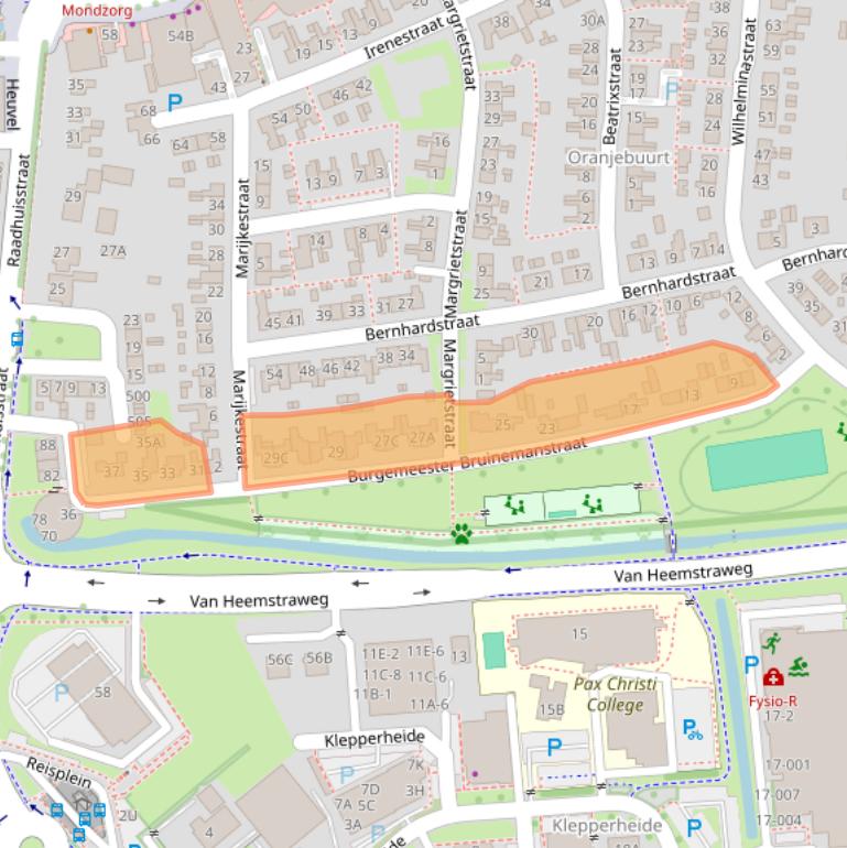 Kaart van postcodegebied 6651WV.