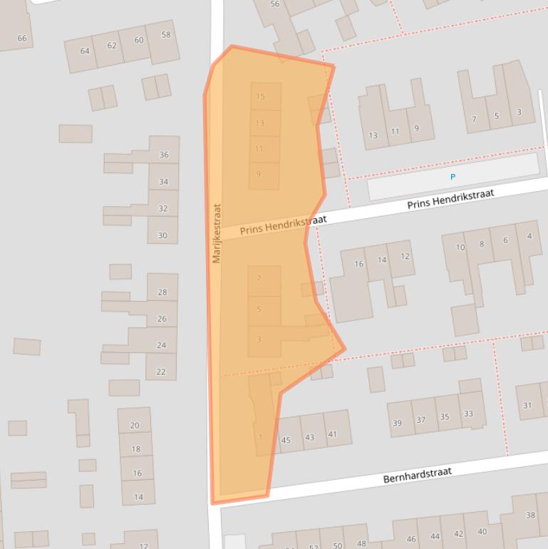 Kaart van postcodegebied 6651WX.