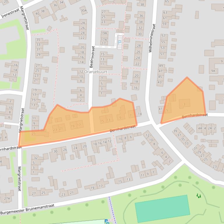 Kaart van postcodegebied 6651XA.