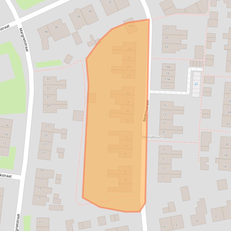 Kaart van postcodegebied 6651XJ.