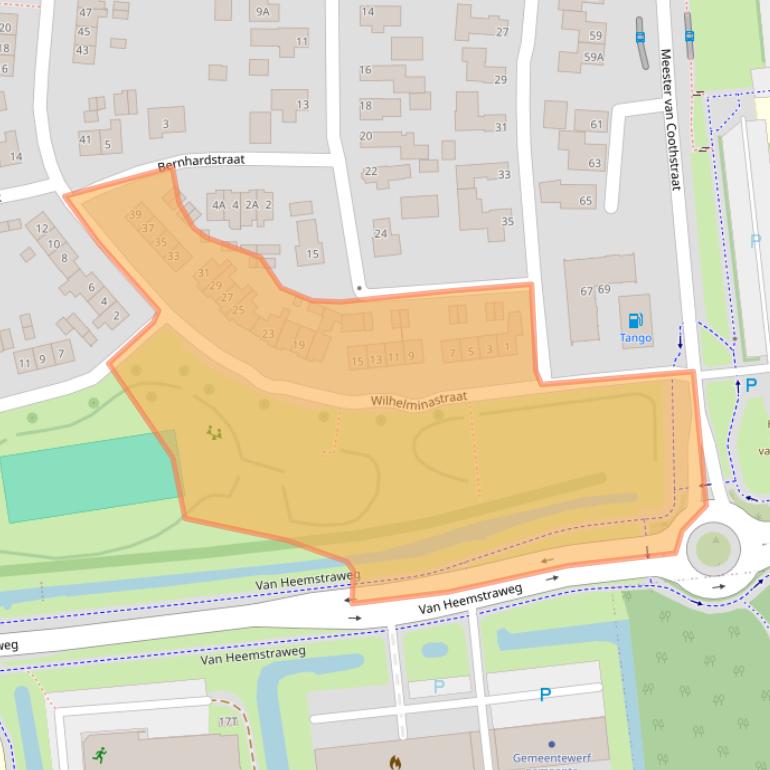 Kaart van postcodegebied 6651XN.