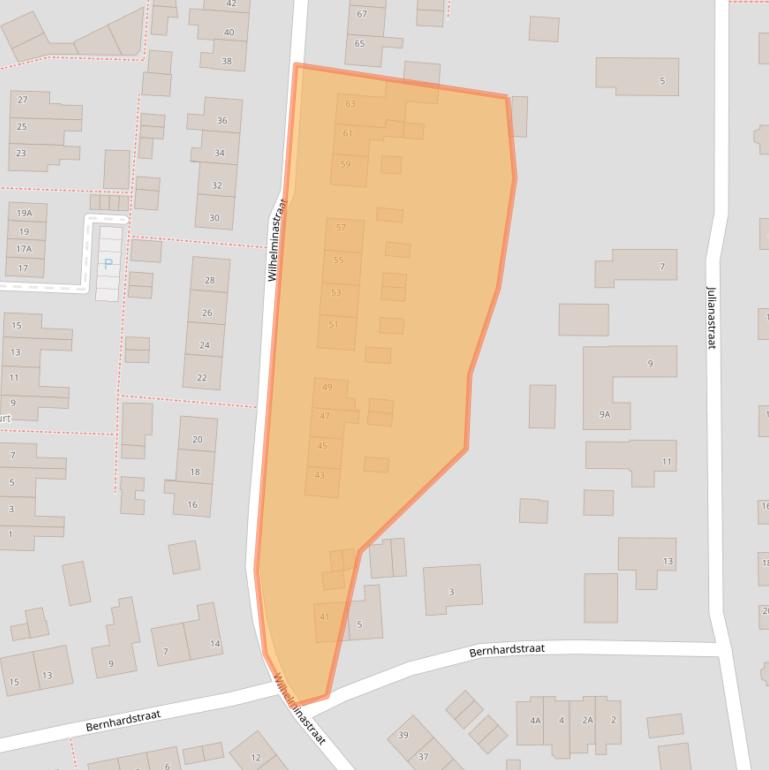 Kaart van postcodegebied 6651XP.