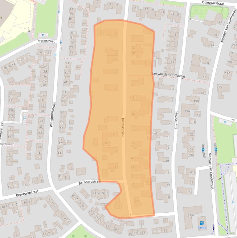 Kaart van postcodegebied 6651XT.