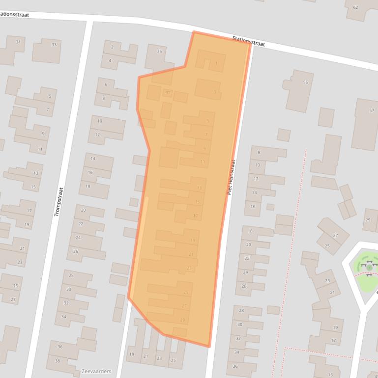 Kaart van postcodegebied 6651ZR.