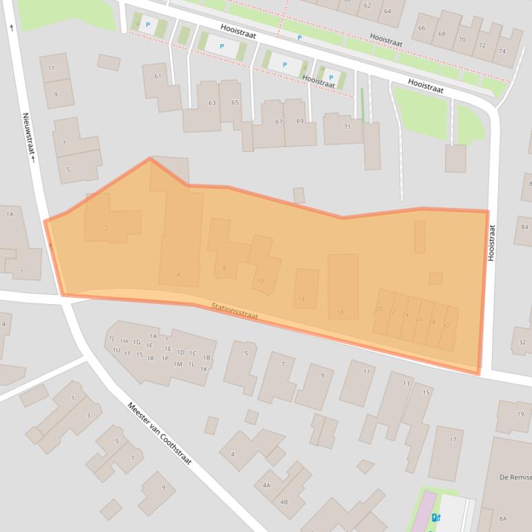 Kaart van postcodegebied 6651ZX.