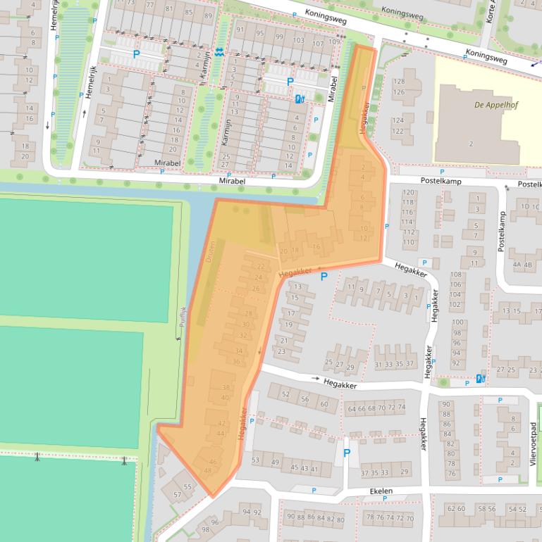 Kaart van postcodegebied 6652BB.